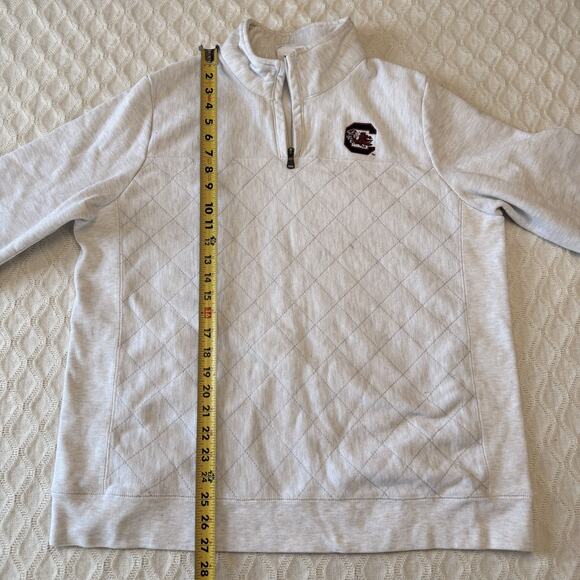 Vintage South Carolina University Gamecocks Champion 1/4 zip sweater Men Size L - Picture 7 of 7